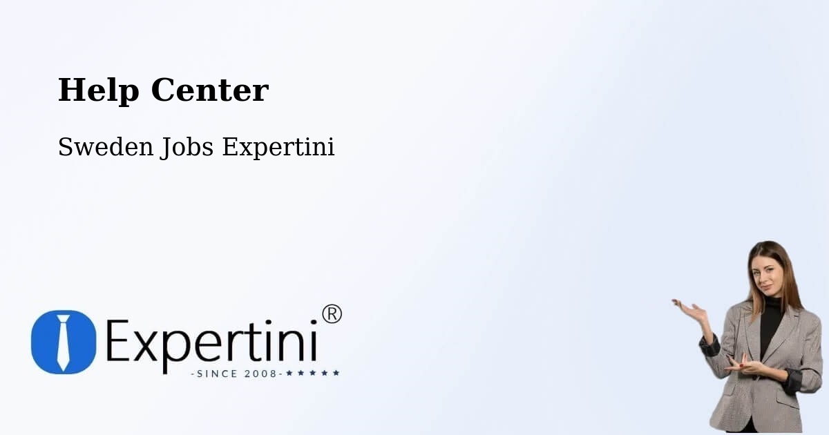 Help Center – Lilla Edet - Sweden Jobs Expertini