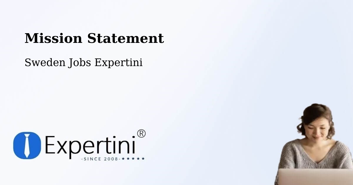 Corporate Mission – Lilla Edet - Sweden Jobs Expertini